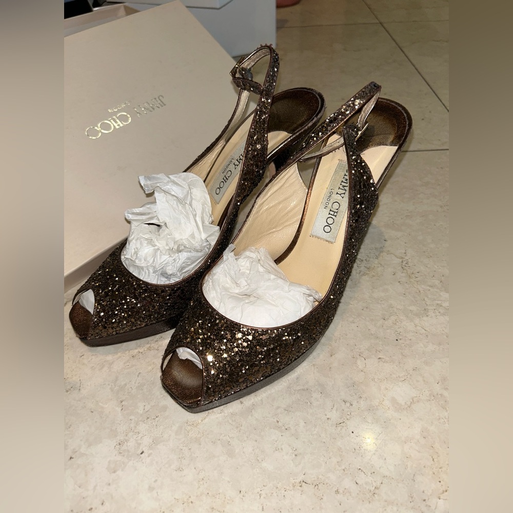 Jimmy Choo sequin heels
